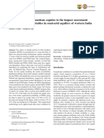 Application of Archimedean Copulas To The Impact Assessment of Hydro-Climatic Variables in Semi-Arid Aquifers of Western India