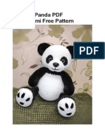 Crochet Panda PDF Amigurumi Free Pattern