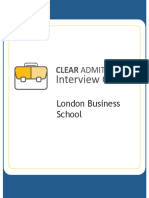 London Business School Interview Guide Clear Admit 2015