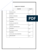 Table of Content: Sr. No. Page No