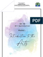 GEC 06 Art Appreciation Module 1 (Introduction)