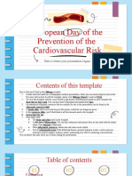 Plantilla de Diapositiva - European Day of The Prevention of The Cardiovascular Risk, by Slidesgo