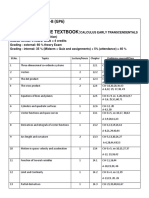 Lesson Plan: MTH 2101: CALCULUS-B (GP6) Required Course Textbook