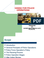 Planning For Police Operations