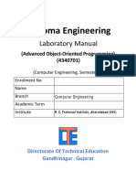 (AOOP) - Lab Manual