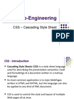 Web-Engineering: CSS - Cascading Style Sheet