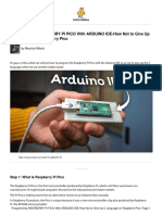 Programming RASPBERRY PI PICO With ARDUINO IDE How