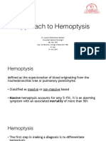 Hemoptysis - CA Bronchus PDF