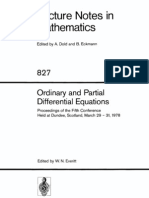 Ordinary and Partial Differential Equations