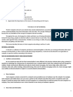 Grade 11 - Week 7 Infosheet The Basic of Networking