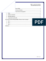 Human Resource Management - Mind Map On Traditional Functions of HRM