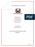 CS Final Report - Honda