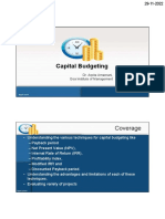 Capital Budgeting Techniques PDF