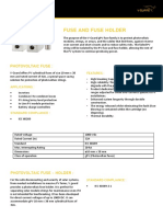 Fuse and Fuse Holder - Leaflet PDF