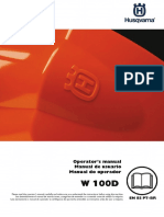 OM. Husqvarna. W100D. 2018-09 PDF