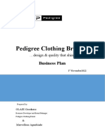 Pedigree Business Plan