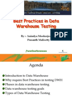 Best Practices in Data Warehouse Testing GOOD