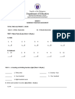 Grade 2 NUMERACY MIDYEAR ASSESSMENT