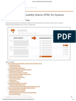 Requirements Traceability Matrix (RTM) For Systems Engineers PDF