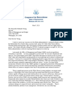 (DAILY CALLER OBTAINED) - 05.08.23 Rep. Jim Banks Letter To OMB Re Remote Work