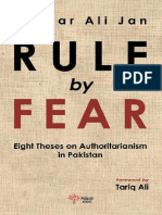 Ammar Ali Jan - Rule by Fear - Eight Theses On Authoritarianism in Pakistan-Folio Books (2022)