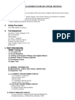 SAT PROCEDURE FOR MV SWGR PANELS - PdfToWord