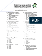 Class Viii English Daily Test KD 3.7