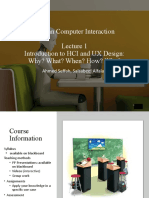 1.introduction To HCI and UX Design