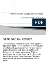 The Revolts and Spanish Response