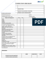 Forklift Checklist