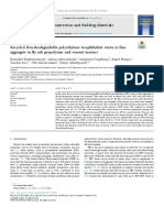 2022 Recycled Non-Biodegradable Polyethylene Terephthalate Waste As Fine Aggregate in Fly Ash Geopolymer and Cement Mortars