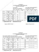 First Sem Timetable 2022