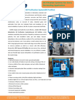 VDF Vacuum Dehydration Oil Purification System - ACORE Filtration Co - LTD