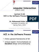 Lecture 6 - HCI in SE and Design Rules