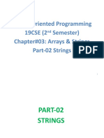 Chapter 03 - Arrays & Strings Part-02 Strings