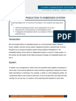 Chapter 1 - Introduction To Embedded System