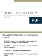 Gender Sensitivity