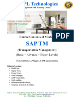 0010 SAP TM Syllabus UCPL Technologies