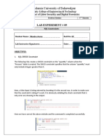 My DBMS Lab 9