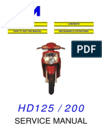 SYM HD125-200 Service Manual