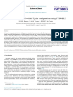 Numerical Modelling of Welded T-Joint Configurations Using Sysweld