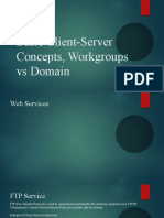 Basic Client-Server Concepts, Workgroups Vs Domain