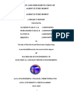 Design and Implementation of Agriculture Robot