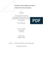 Single Phase Power Factor Correction Circuit With Wide Output Voltage Range