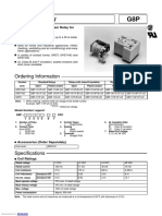 PCB Relay G8P: Ordering Information