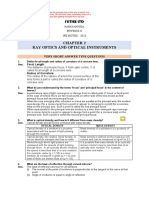 SR Inter Ipe Question Bank Chapter-II (Ray Optics and Optical Instruments)