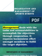 Organization and Management of Sports Events 4th