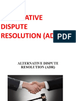 Alternative Dispute Resolution