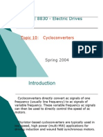 Advantages of Matrix Over Cycloconverters