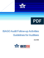 ISAGO Audit Follow-Up Activities (July2018)